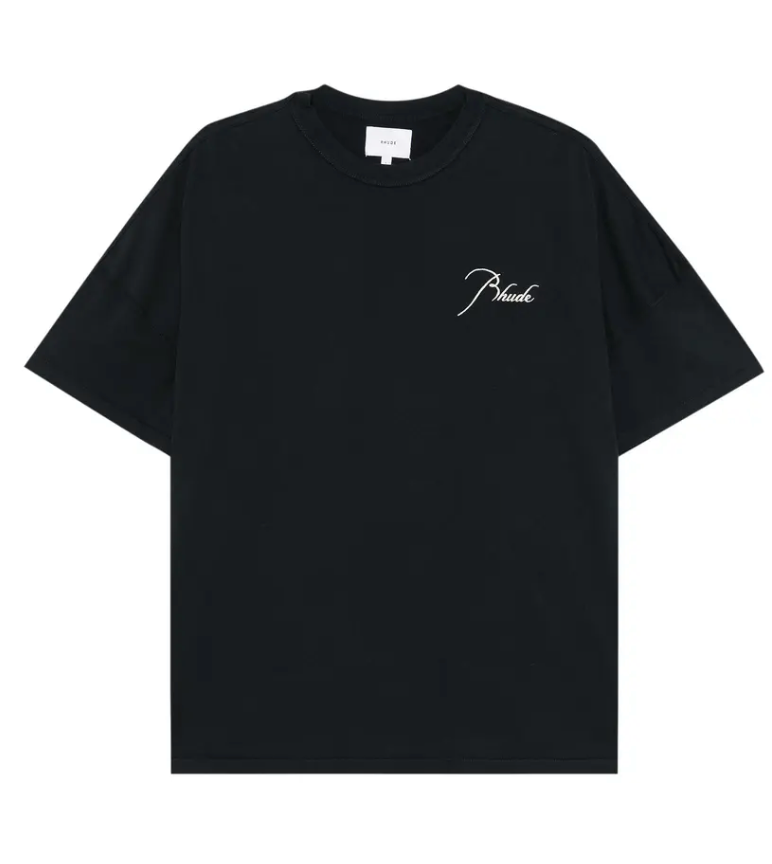 Rhude Reverse Tee 'Vintage Black' - Qualité Los Angeles