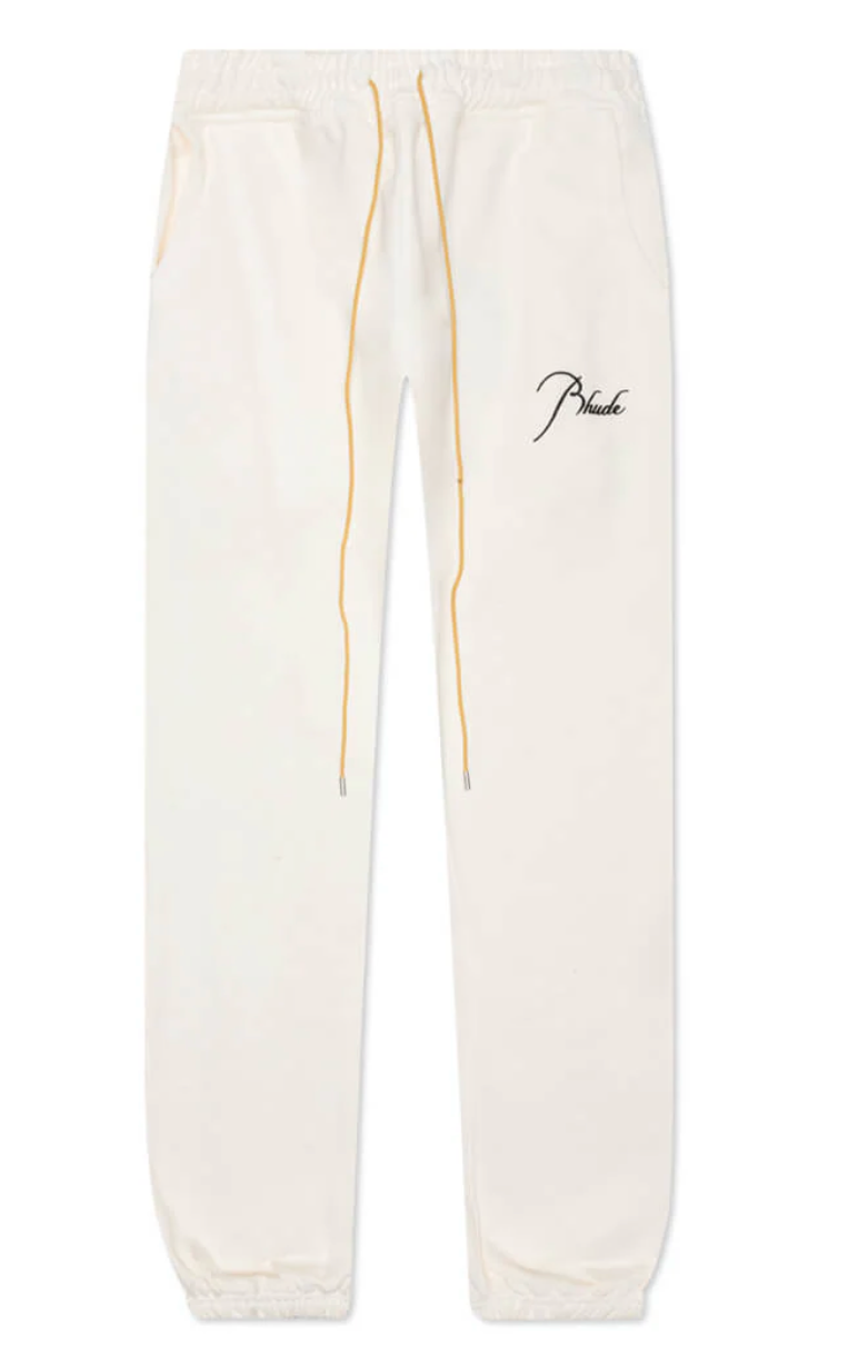 Rhude Terry Sweatpant - Vintage White - Qualité Los Angeles