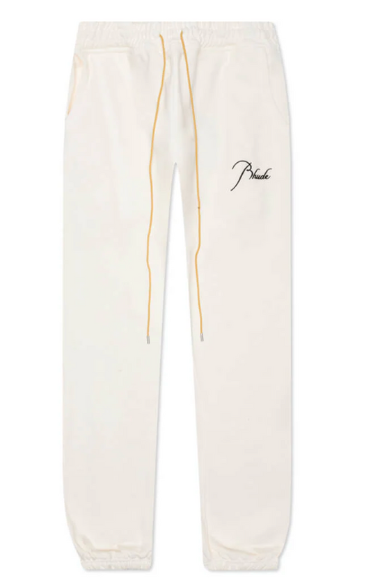 Rhude Terry Sweatpant - Vintage White - Qualité Los Angeles