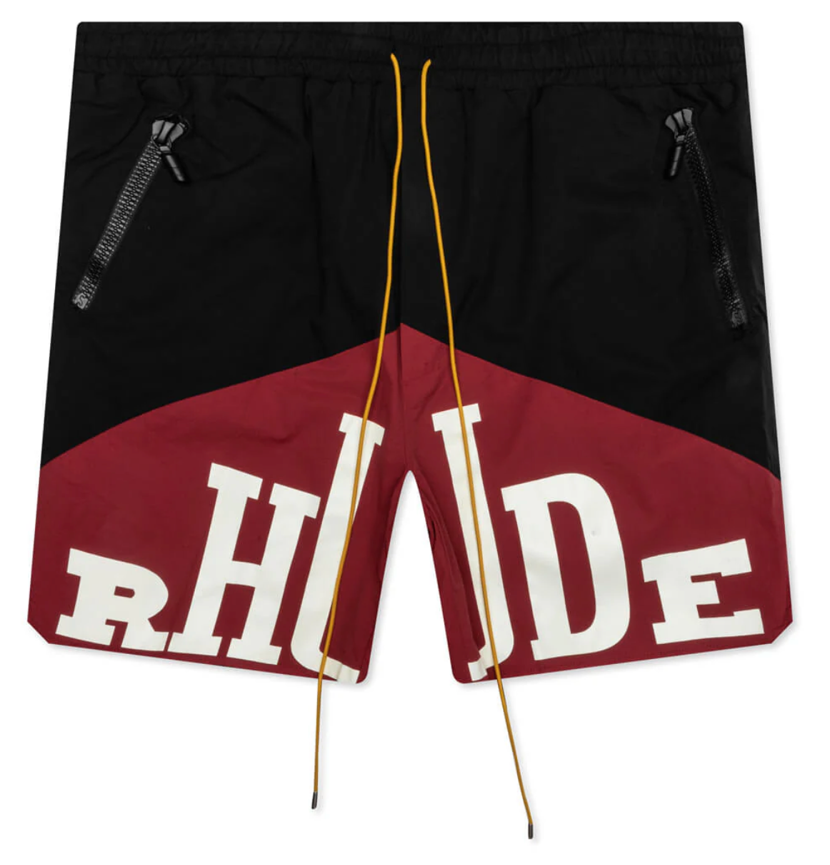Rhude Yachting Short 'Black/Maroon' - Qualité Los Angeles