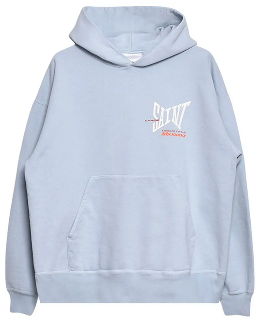 St. Michael Ribbon Saint Hoodie 'Blue' - Qualité Los Angeles