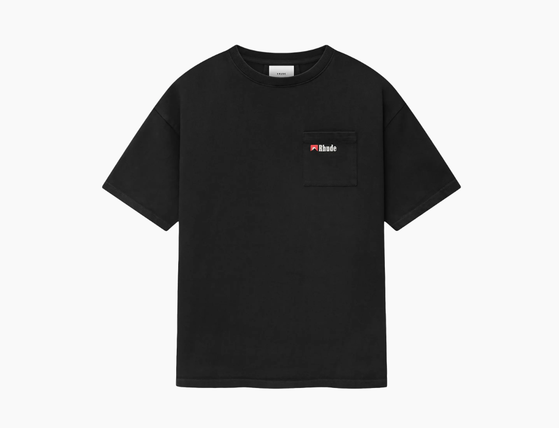Rhude Moonlight Wolf Pocket Tee - Qualité Los Angeles