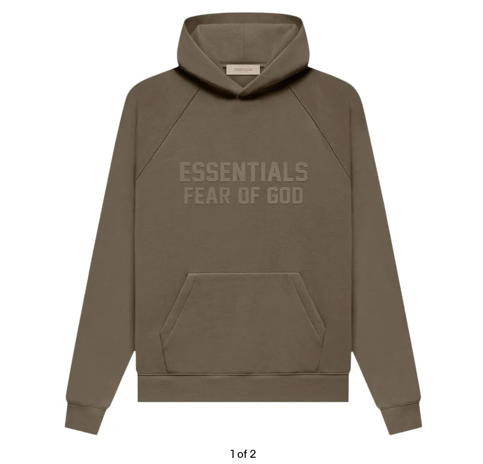Fear of God Essentials Hoodie 'Wood' - Qualité Los Angeles