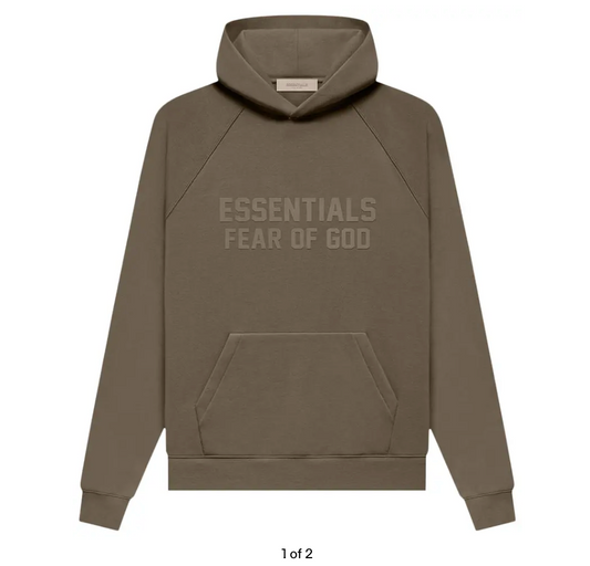 Fear of God Essentials Hoodie 'Wood' - Qualité Los Angeles