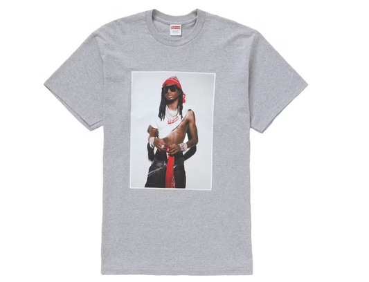 Supreme Playboi Carti Tee Heather Grey - Qualité Los Angeles