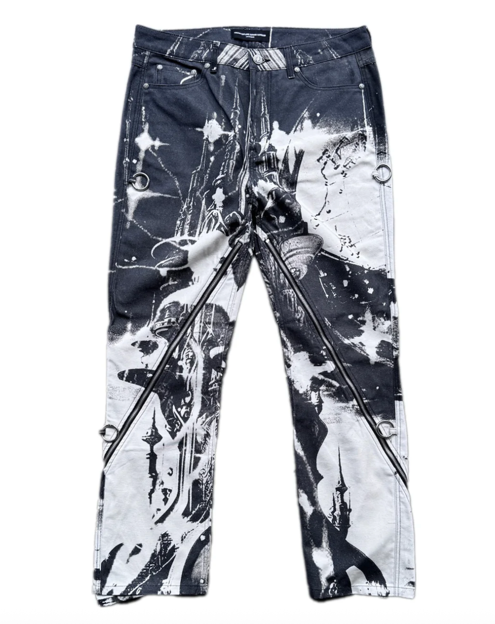 C.E.E.C. Rave Planet Zip Trousers - Qualité Los Angeles
