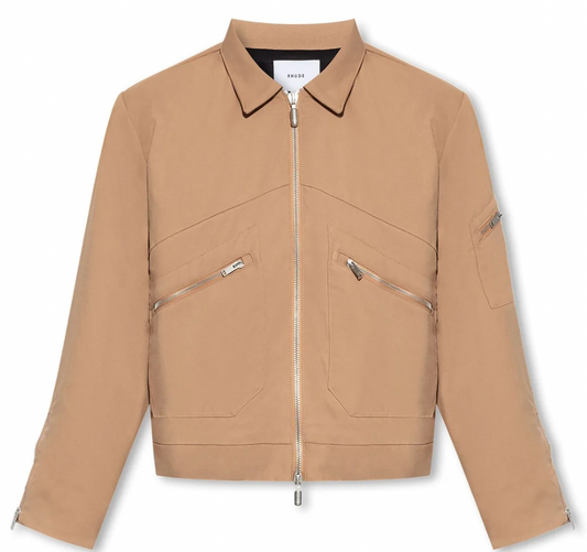 Rhude Sambac Zipped Bomber Jacket - Qualité Los Angeles