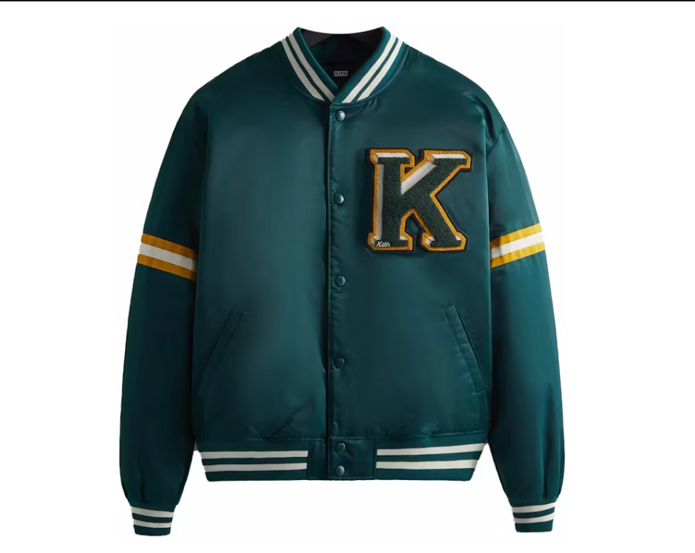 Kith Satin Bomber Jacket Fairway - Qualité Los Angeles