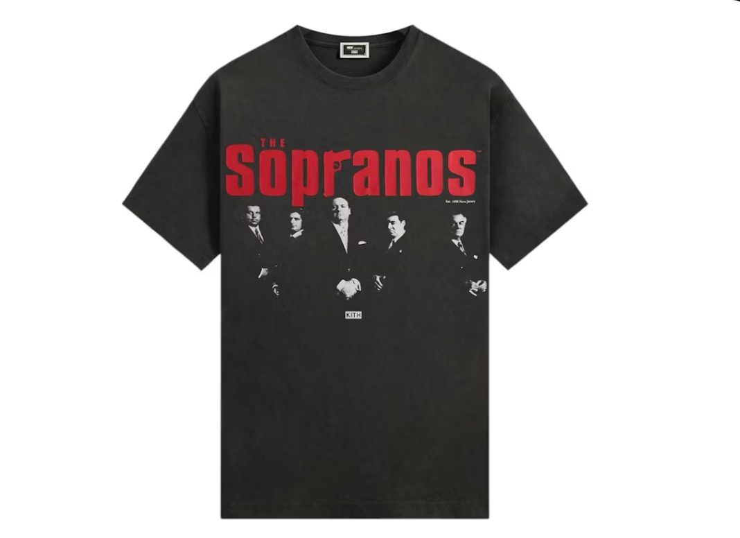 Kith x The Sopranos Est. 1990 Poster Vintage Tee - Qualité Los Angeles