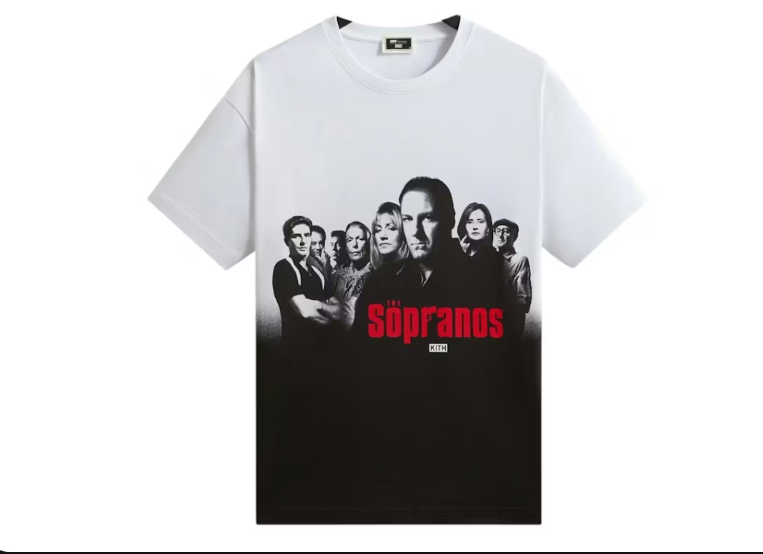Kith x The Sopranos Ombre Poster Vintage Tee White - Qualité Los Angeles