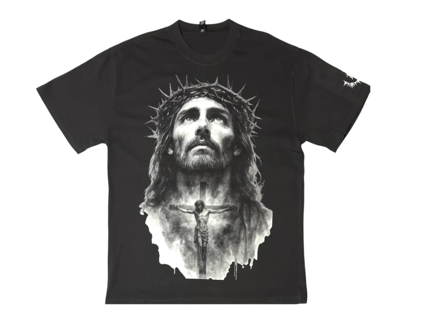 Absolute Truth Jesus "FORGIVEN" Over-sized Tee - Qualité Los Angeles