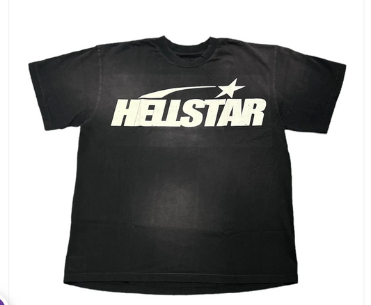 Hellstar Classic T-shirt (Regular Print) Black/White - Qualité Los Angeles