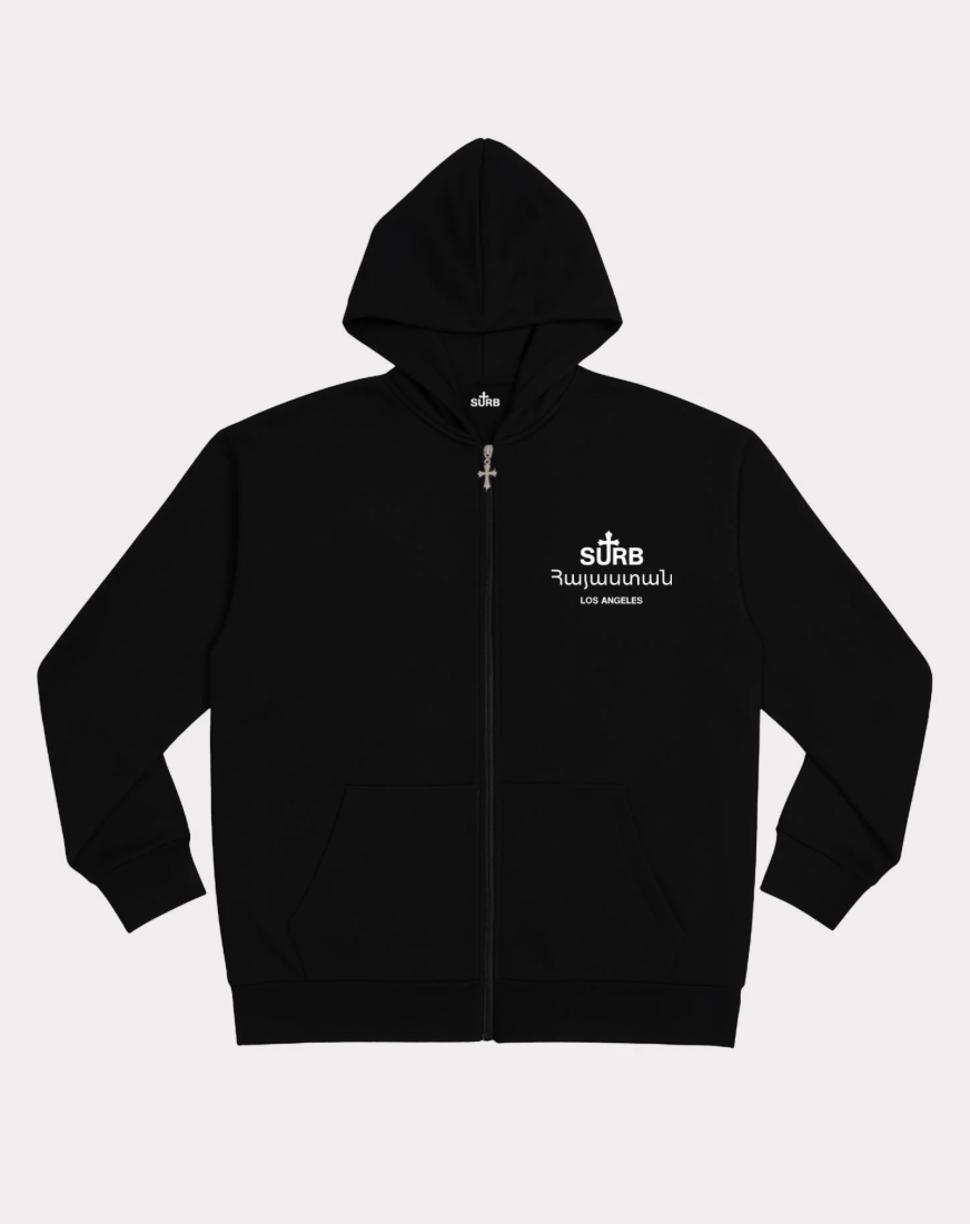 SURB Elevate Zip-Up Black - Qualité Los Angeles