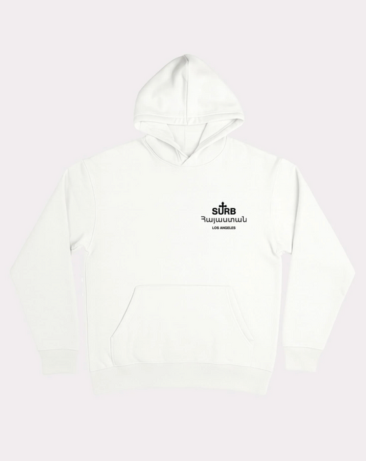 SURB Original Hoodie White - Qualité Los Angeles