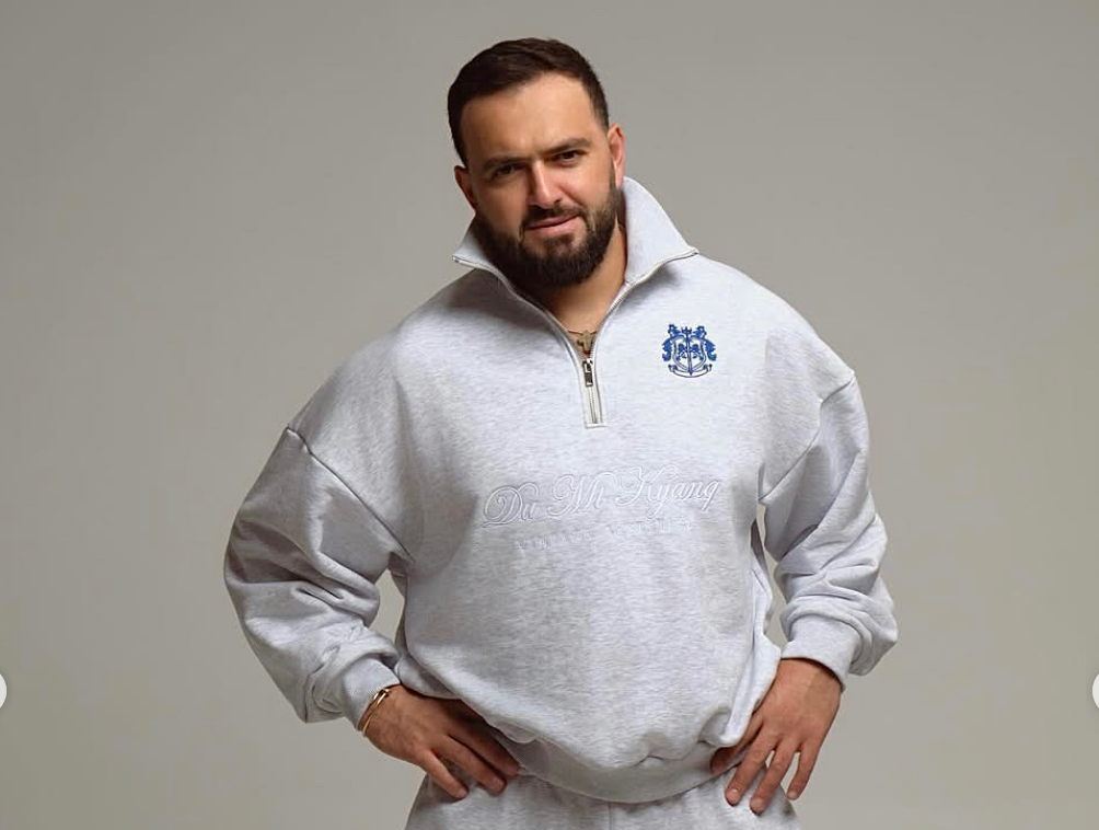 Du Mi Kyanq Vintage Quarter-Zip Grey - Qualité Los Angeles