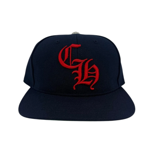 Chrome Hearts CH Baseball Hat Navy/Red - Qualité Los Angeles