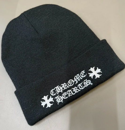 Chrome Hearts Embroidered Logo Beanie - Qualité Los Angeles