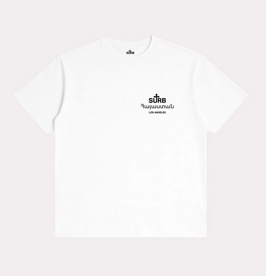 SURB Essential Tee White - Qualité Los Angeles