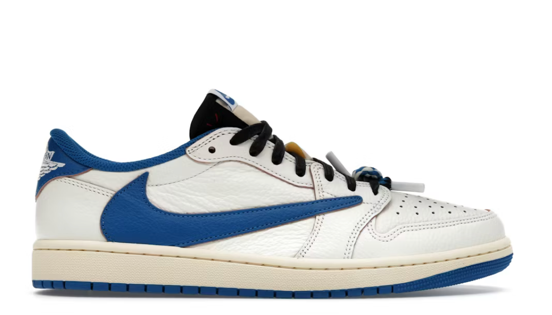 Jordan 1 Retro Low OG SP Fragment x Travis Scott Sail Military Blue - Qualité Los Angeles