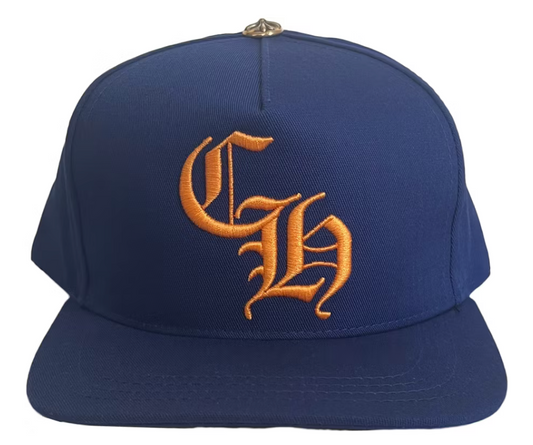 Chrome Hearts CH Baseball Cap Blue/Orange - Qualité Los Angeles