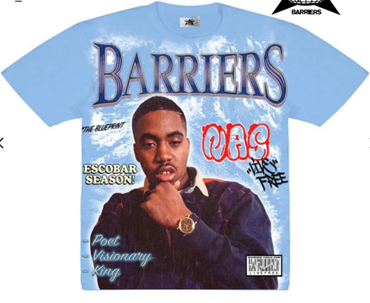 Barriers x Nas - T-Shirt - Qualité Los Angeles