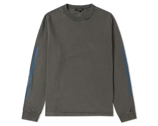 Yeezy Season 6 Calabasas Long Sleeve Shirt Core Indigo - Qualité Los Angeles