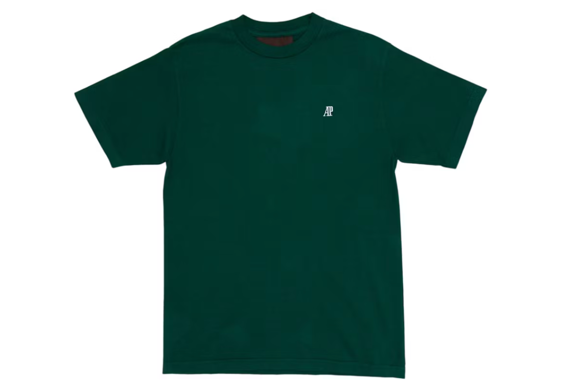 Travis Scott CJ x Audemars Piguet Watch Face Tee Green - Qualité Los Angeles