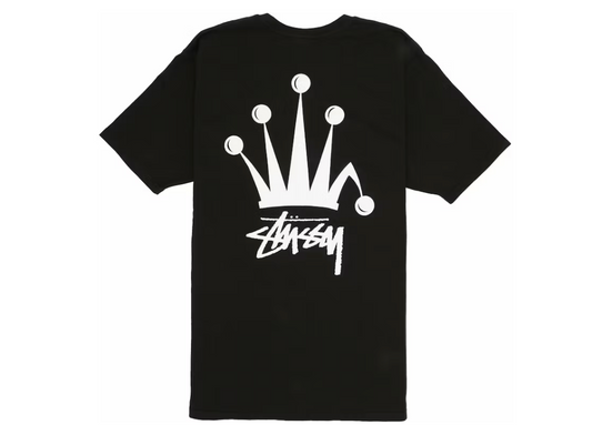 Stussy Regal Crown Pigment Dyed T-shirt Black - Qualité Los Angeles