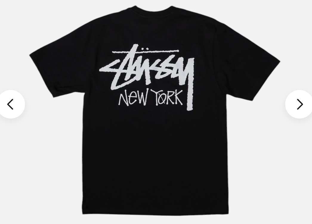 Stussy New York City Chapter Tee Black - Qualité Los Angeles