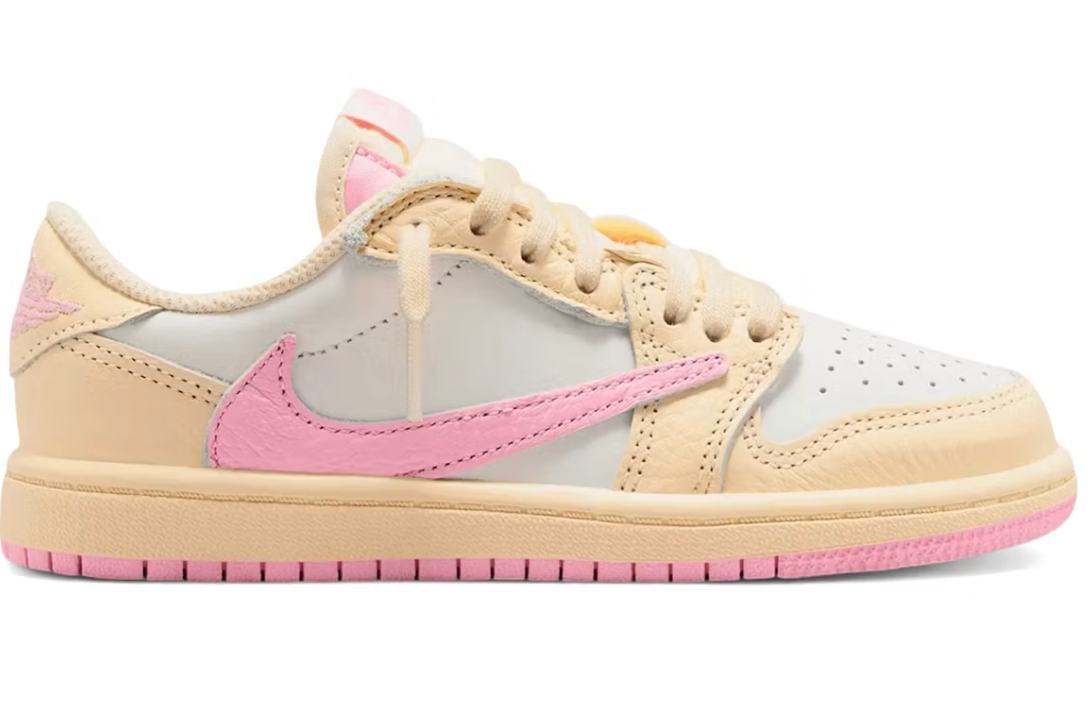 Jordan 1 Retro Low OG SP Travis Scott Shy Pink (PS)