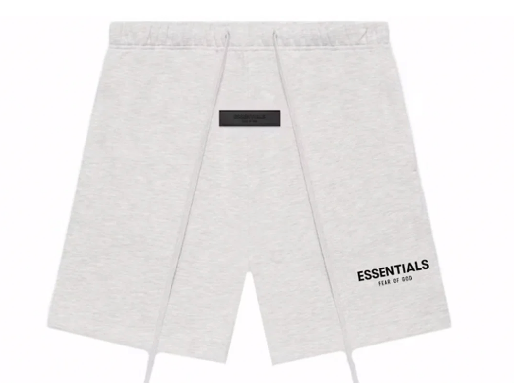 FEAR OF GOD ESSENTIALS SHORTS LIGHT OATMEAL