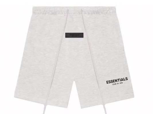 FEAR OF GOD ESSENTIALS SHORTS LIGHT OATMEAL - Qualité Los Angeles