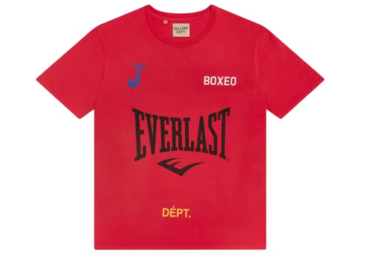 Gallery Dept. x Everlast J T-shirt Red