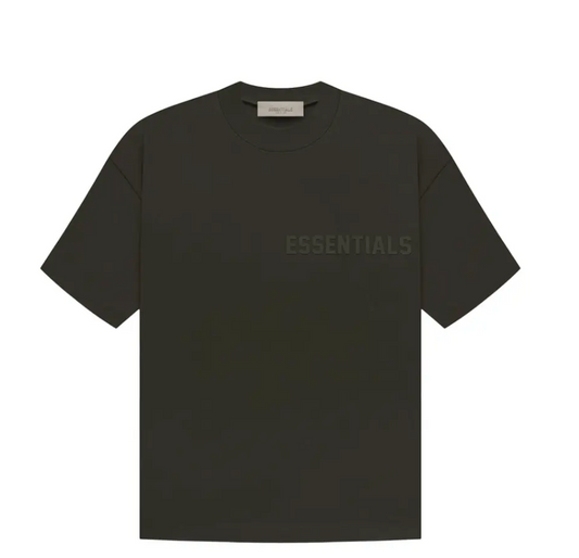 Fear of God Essentials Short-Sleeve Tee 'Off Black' - Qualité Los Angeles