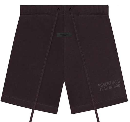 Fear of God Essentials Sweatshorts Plum - Qualité Los Angeles