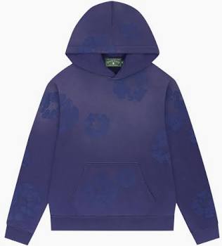 Denim Tears Mono Wreath Hoodie Navy