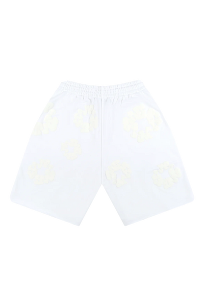 Denim Tears Wreath Shorts White