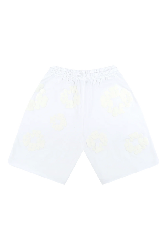 Denim Tears Wreath Shorts White