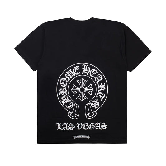 Chrome Hearts Vegas Horseshoe Tee Black - Qualité Los Angeles