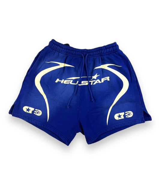 Hellstar Warm Up Shorts Blue