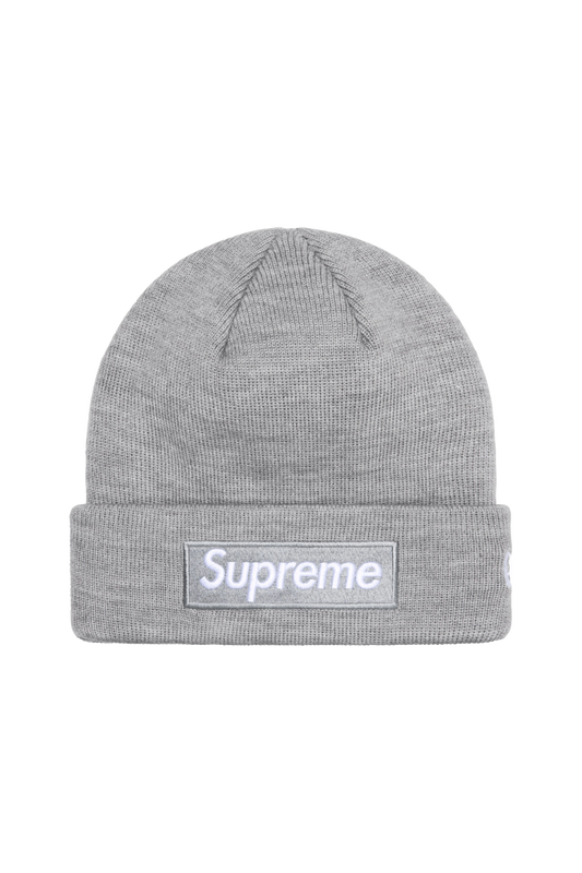 Supreme New Era Box Logo Beanie Grey - Qualité Los Angeles
