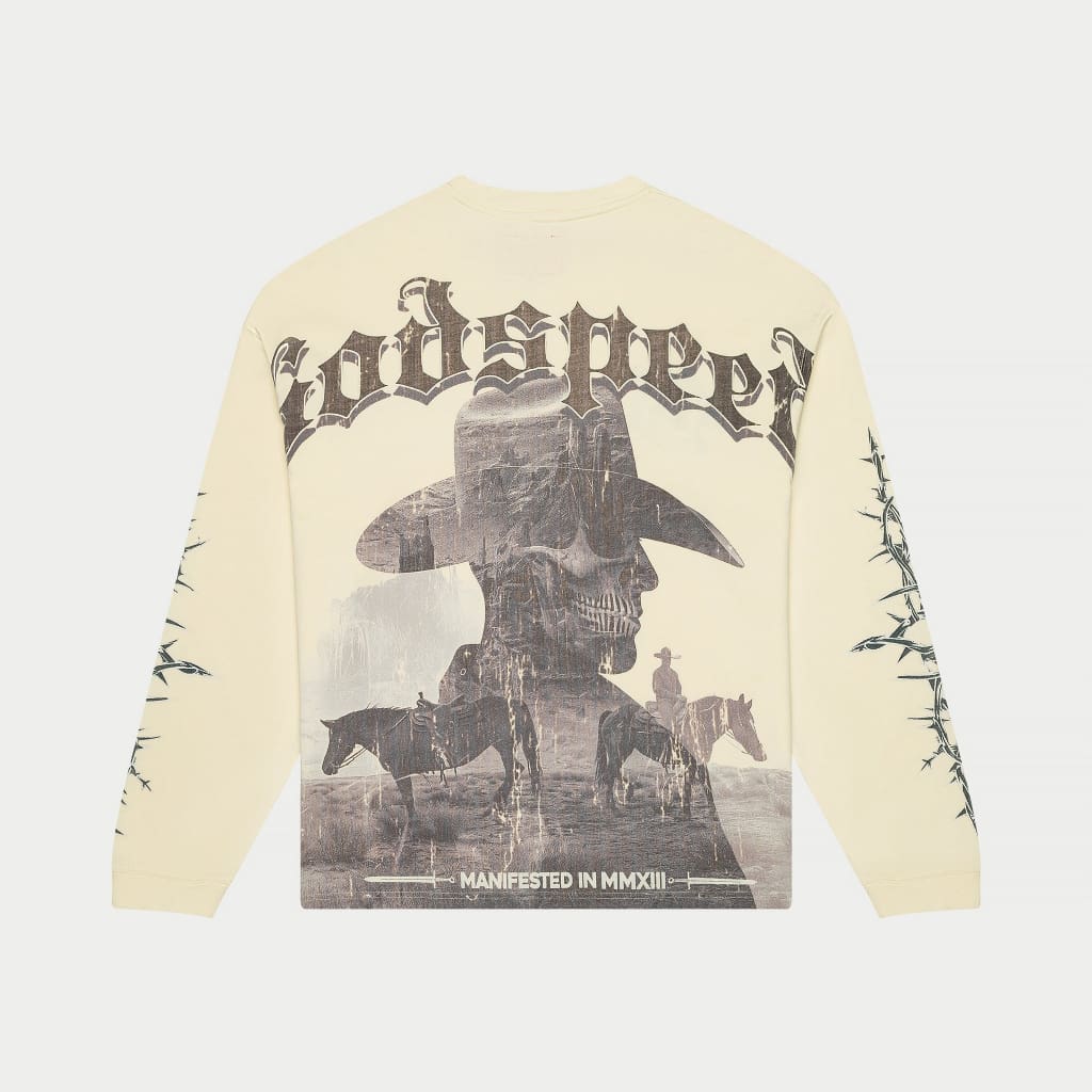 Godspeed Once Upon A Time LS T-shirt Bone