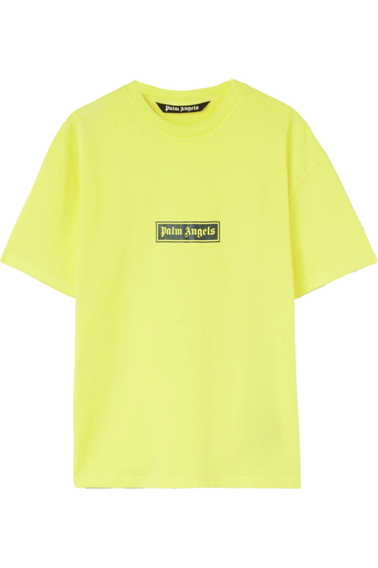Palm Angels Garmet Dyed Box Logo Yellow