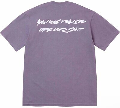 Supreme Futura Box Logo Tee Dusty Purple