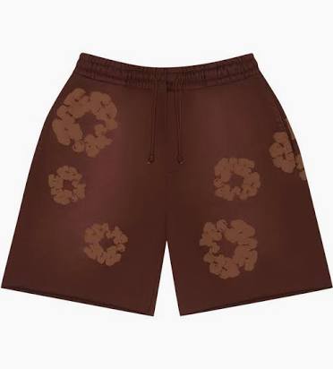 Denim Tears Mono Wreath Sweatshorts Brown