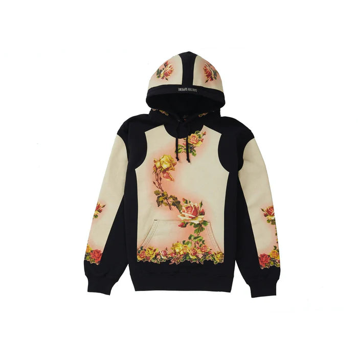 Supreme Jean Paul Gaultier Floral Hoodie Black