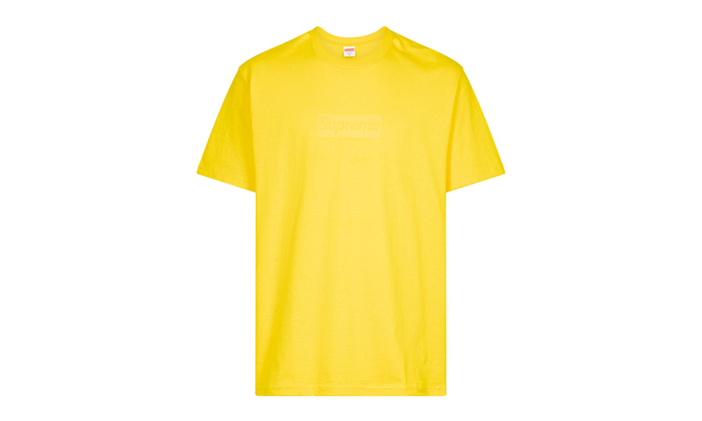 Supreme Tonal Box Logo Tee Yellow