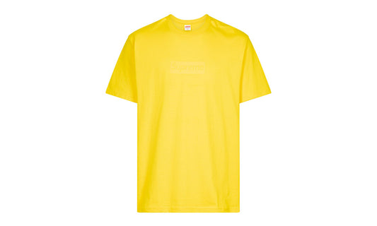 Supreme Tonal Box Logo Tee Yellow